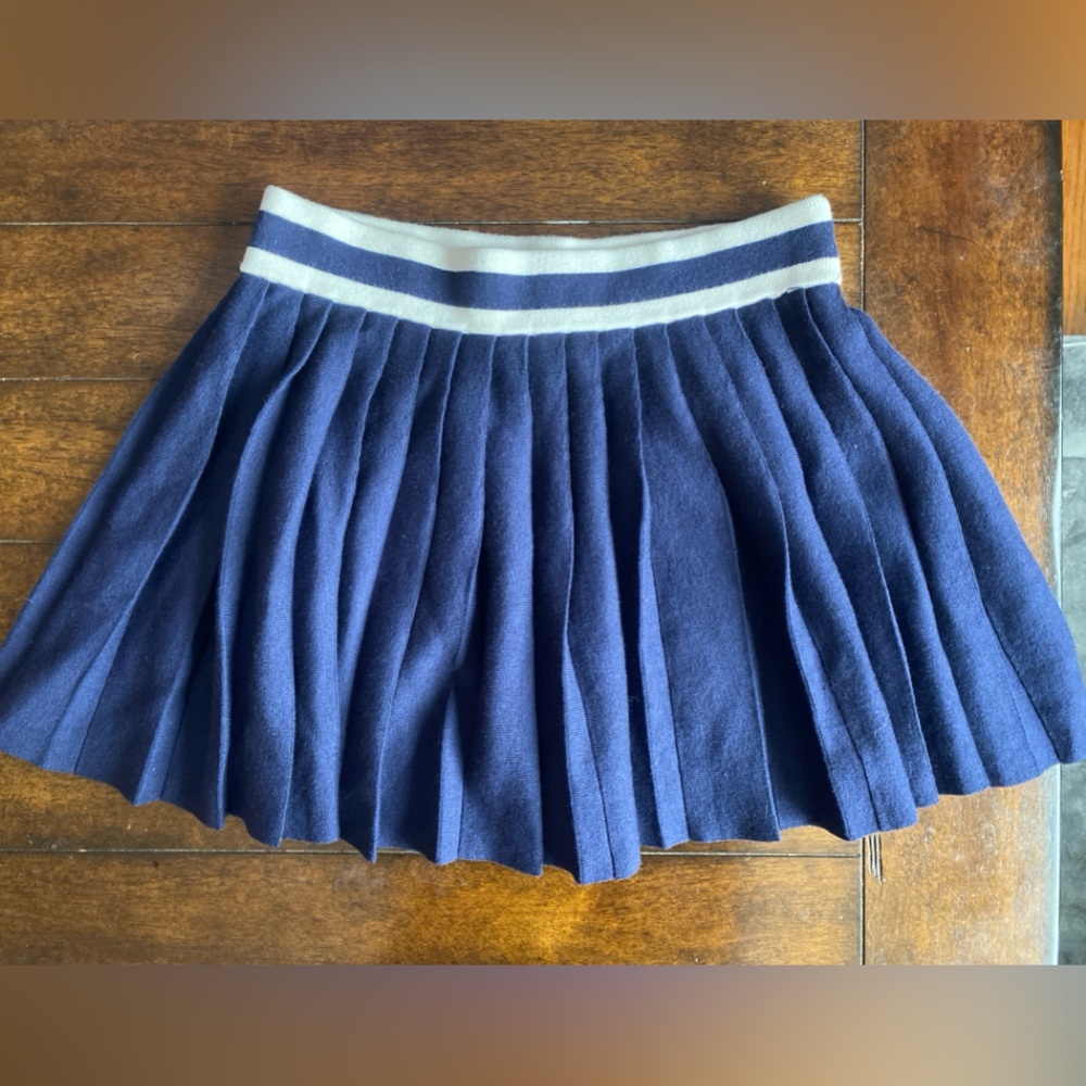 Aerie Navy Blue Skater Skirt